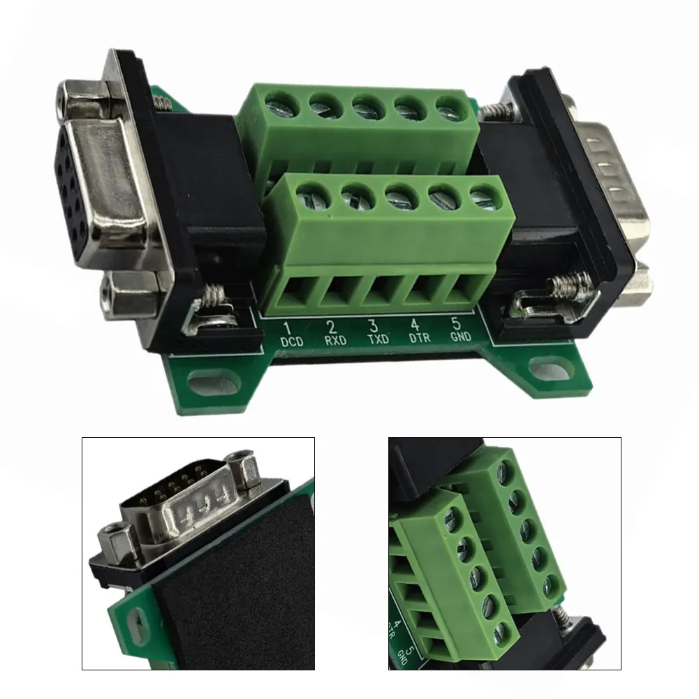 As Shown In The Picture for db9 Terminal Adapter Solderless Terminal Block Adapter Connector for one-to-one Correspondence