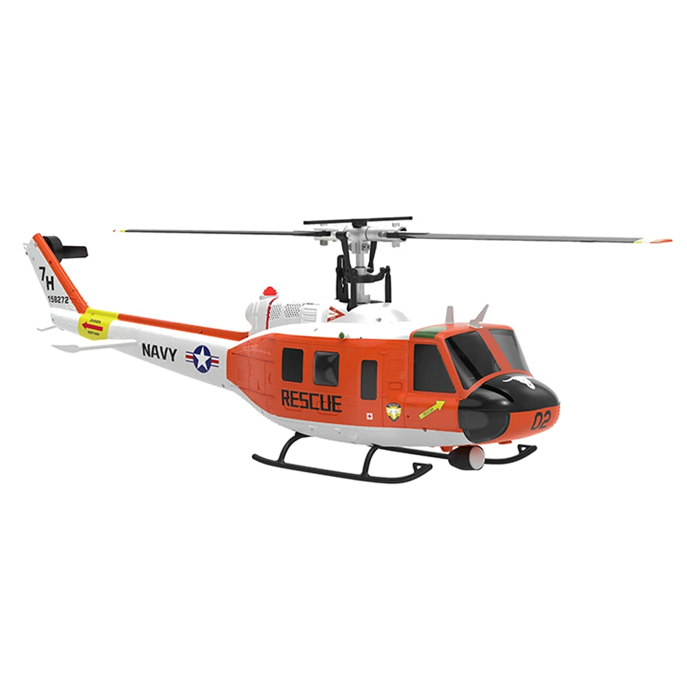 

NEW YU XIANG F07S Micro Scale UH-1 Huey 1/34 RTF GPS Rescue RC Helicopter RTF