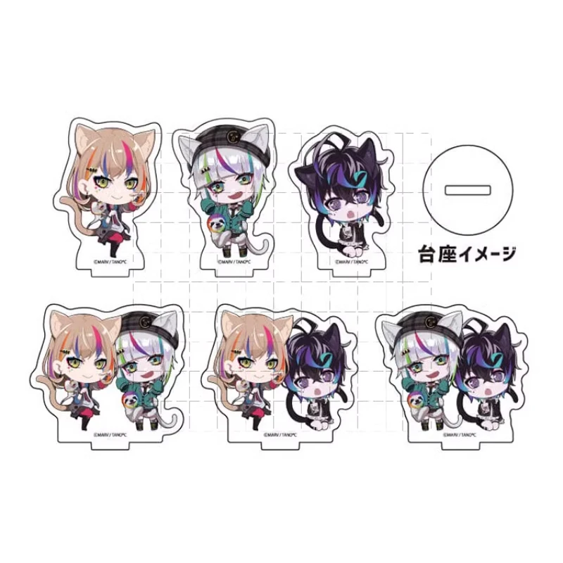 

Game WACCA Acrylic Stand Doll Anime Luin Elizabeth Lily Figure Model Plate Cosplay Toy for Gift