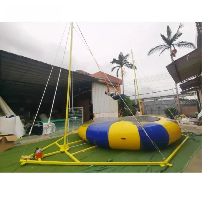 Mobile Jumping Kids Sport Carnival Game Inflatable Bungee Trampoline