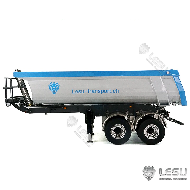 LESU Metal RC Hydraulic Dumper Trailer Pump for 1/14 Tractor Truck DIY Tamiyaya Model TH18261