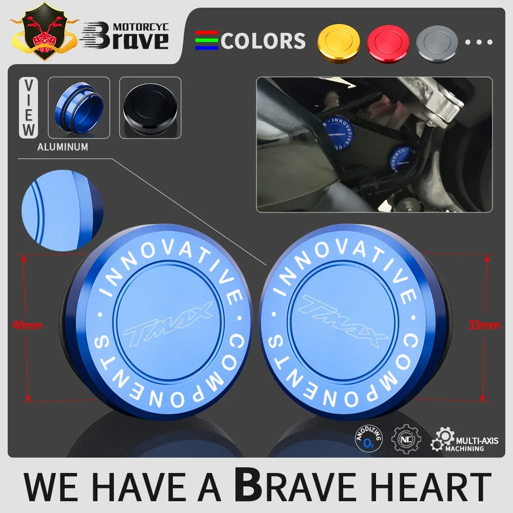 

Frame Hole Caps For YAMAHA Tmax 530 SX / DX 2017 2018 2019 2020 Motorcycle Decorative Cover Plug TMAX530 TMAXSX TMAXDX