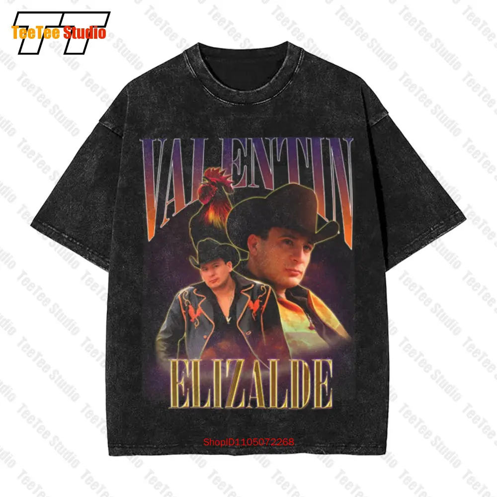 Valentin Elizalde Vintage Camiseta extragrande Fan S D3LZ