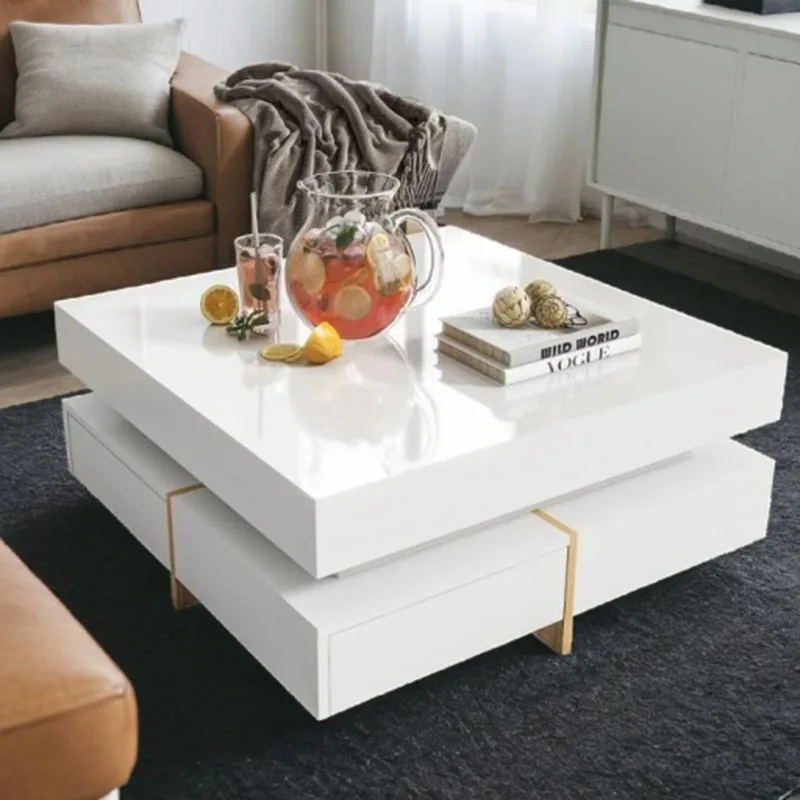 Elegant Center Coffee Tables Rooms Modern Coffee Living Room Bedside Sofa Side Luxury Middle Small Table Basse Corner Dining