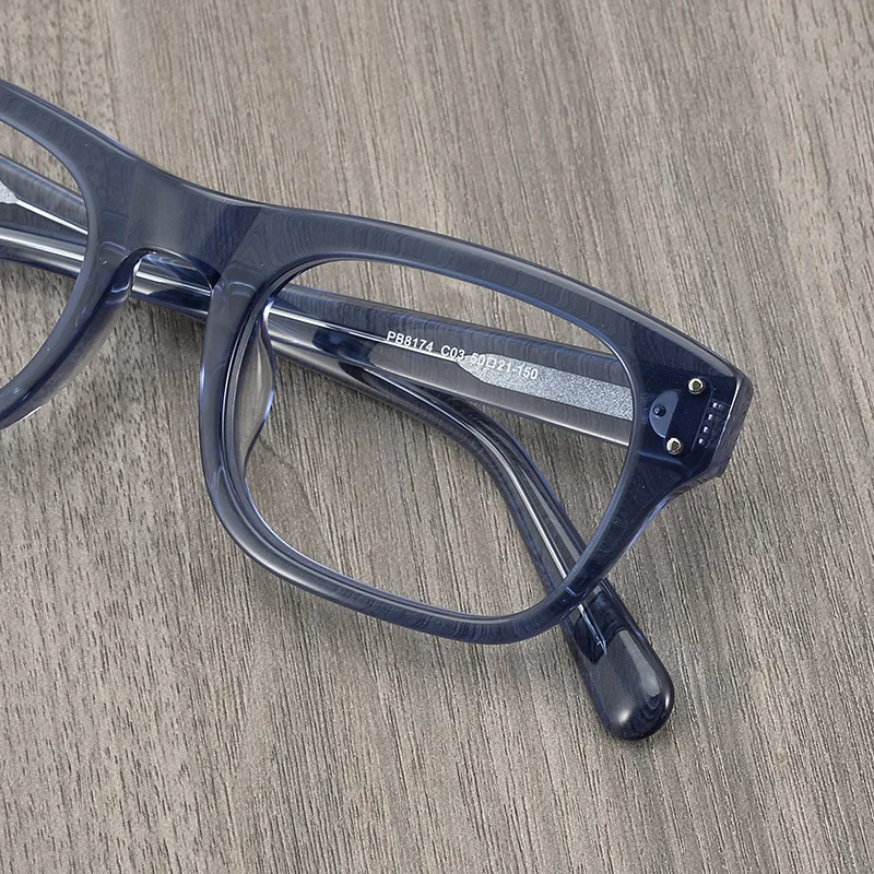 Montura de gafas cuadradas de acetato a la moda para mujer, gafas ópticas con personalidad de alta calidad, gafas de lectura para miopía para hombre, gafas de tendencia