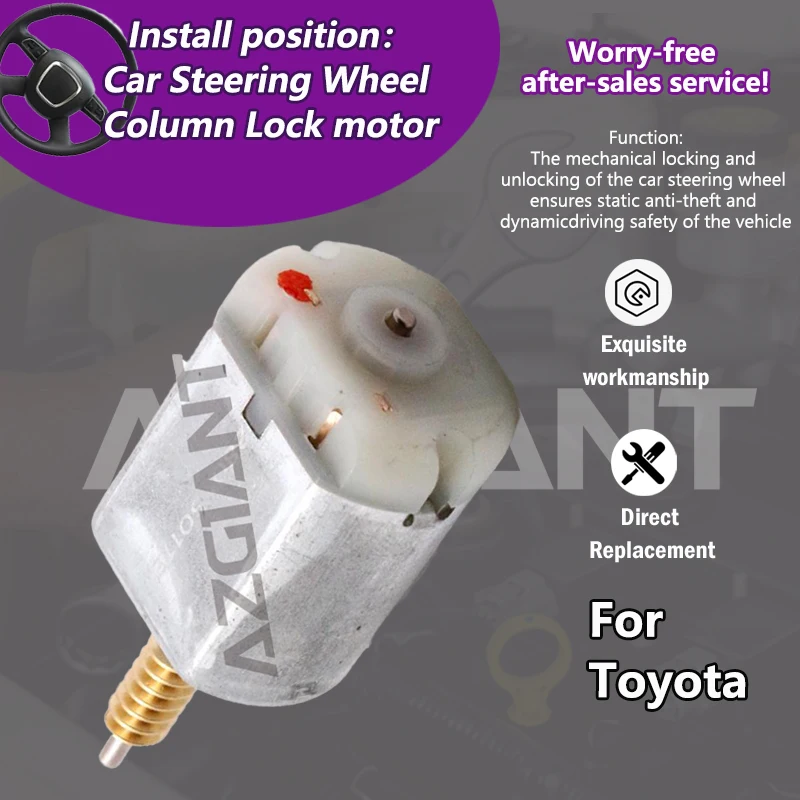 

AZGIANT FC-280SC-18180 Car Steering Column Lock DC motor For Toyota Urban Cruiser/Land Cruiser URJ200/Previa ACR50/Highlander