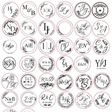 Personalized design Ornament wreath Name Wedding Customized Wax Stamp Initial Vintage Wax stamp,DIY Ancient Retro Stamp Seal
