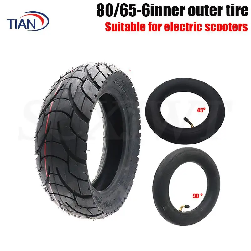 80/65-6 Tires TUOVT Inner Tube Outer Tyre 10x2.50/3.0 Upgrade Parts For Kugoo M4 Quick 3 Zero 10X Inokim OX PRO Electric Scooter