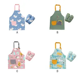 Toddlers Painting Apron Waterproof Bib Holiday Party Household Accessories