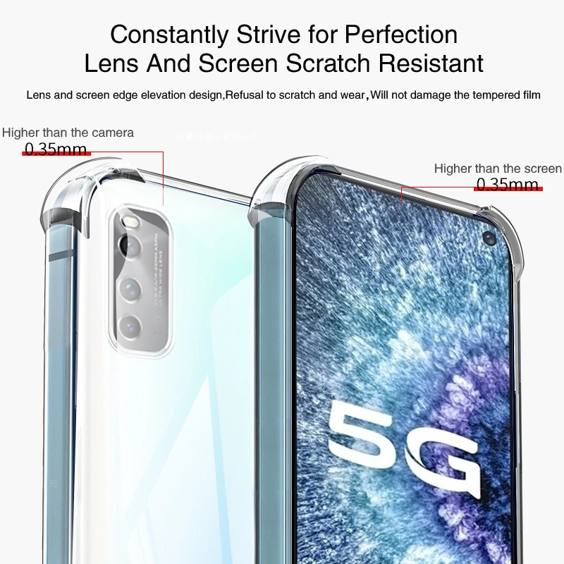 투명 실리콘 휴대폰 케이스, VIVO iQOO Neo3 Neo 3 5G 에어백, 부드러운 오리지널 충격 방지 백 커버, Funda 액세서리 하우징