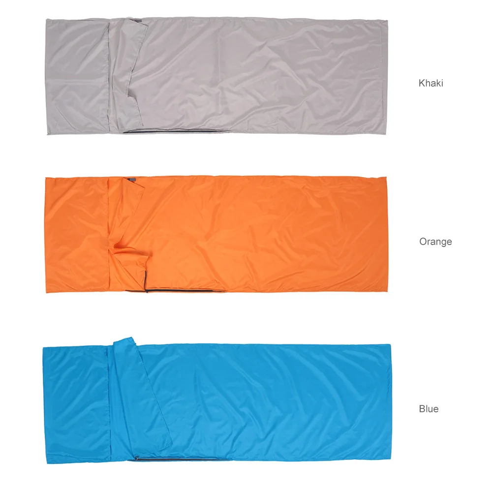TOMSHOO 70*210CM Outdoor Travel Camping Hiking Polyester Pongee Healthy Sleeping Bag Liner with Pillowcase Portable Lightweight - view 2
