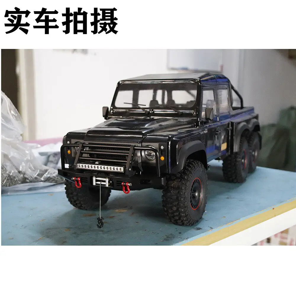 

1/10 RC Crawler Front Bumper Bull Bar RGB Light Fit SCX10 TRX4 Yikong 6101 Multi-Color Off-Road Upgrade Parts
