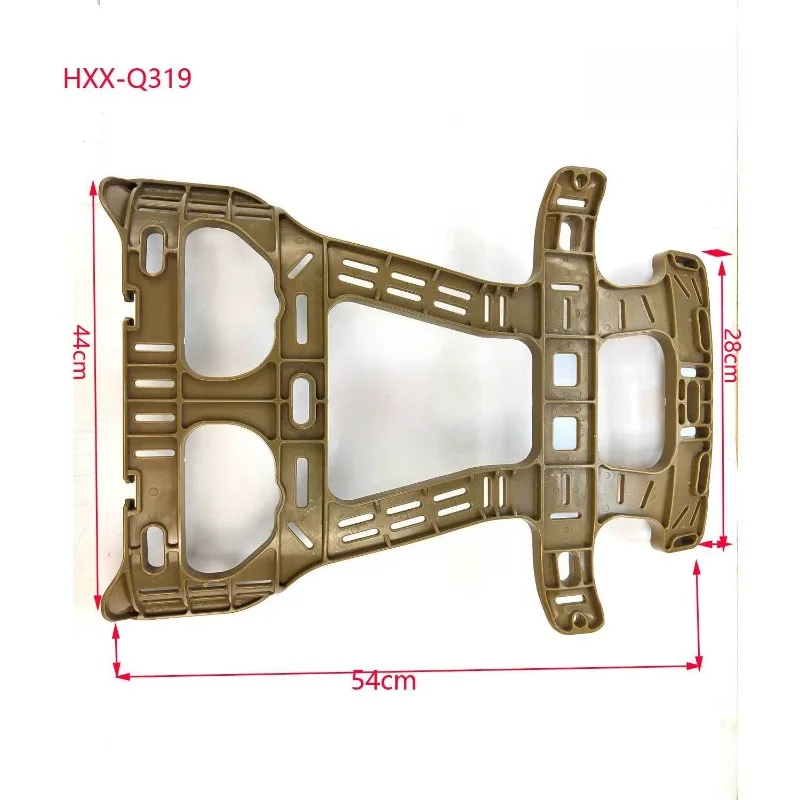 Luggage accessories tactical back rack, external back plate