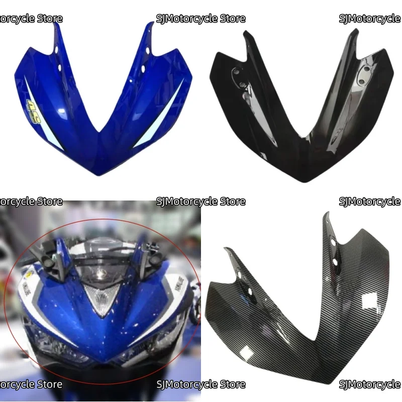 

Motorcycle Accessories Upper Nose Front Face Headlight Fairing Fit For YAMAHA YZF-R25 YZF-R3 YZFR3 YZFR25 YZF R25 R3 2013-2018