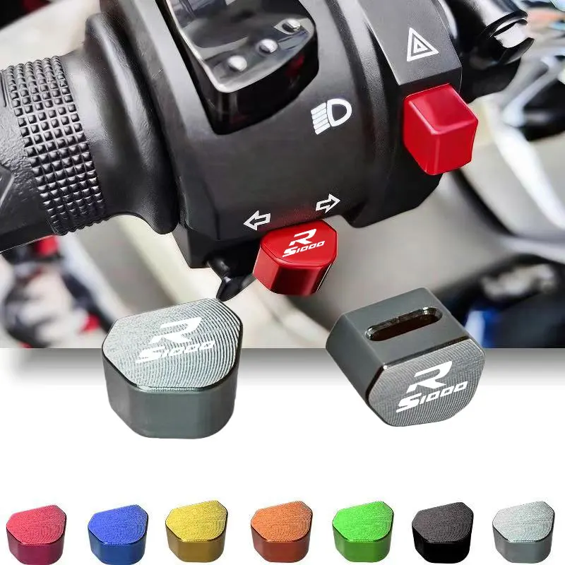 For BMW S1000R S1000RR 2009-2026 S1000XR 2014-2026 Motorcycle universal turn signal switch button accessories