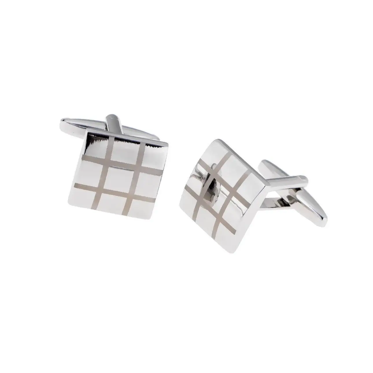 Fashion Grid Copper Men s Wedding Ocassion Shirt Cufflinks Button Jewelry