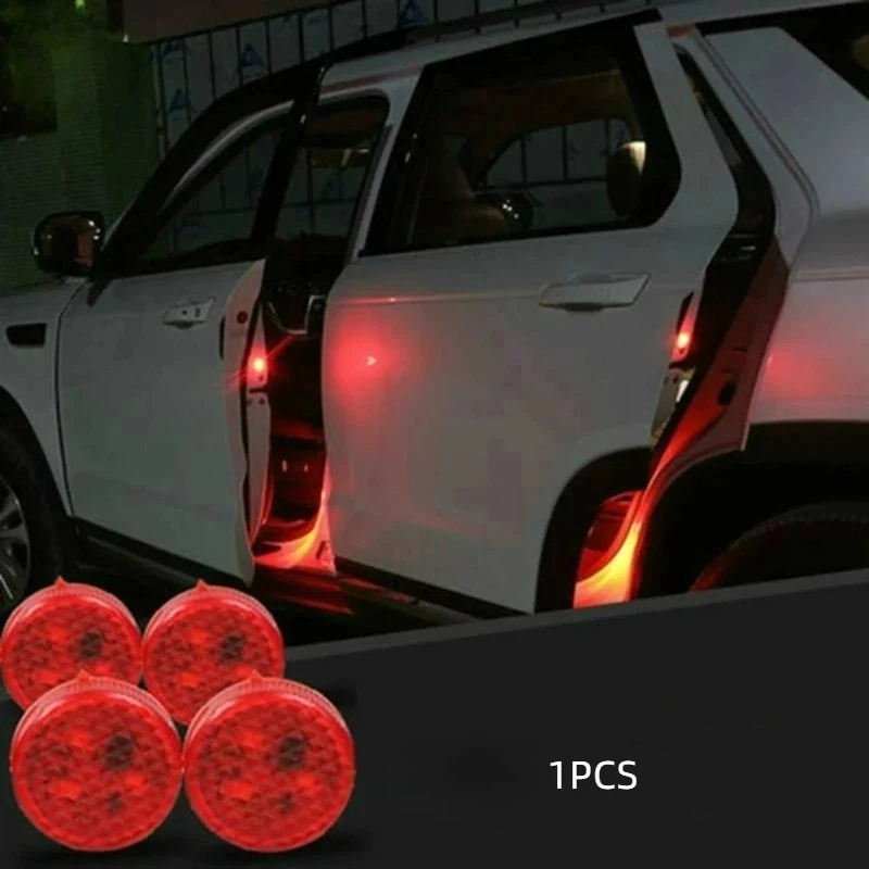Car Door Light Warning Light Anti Collision Flash Red Wireless Alarm Lamp Strobe Light Turn Signal Parking Light 2025 - view 3