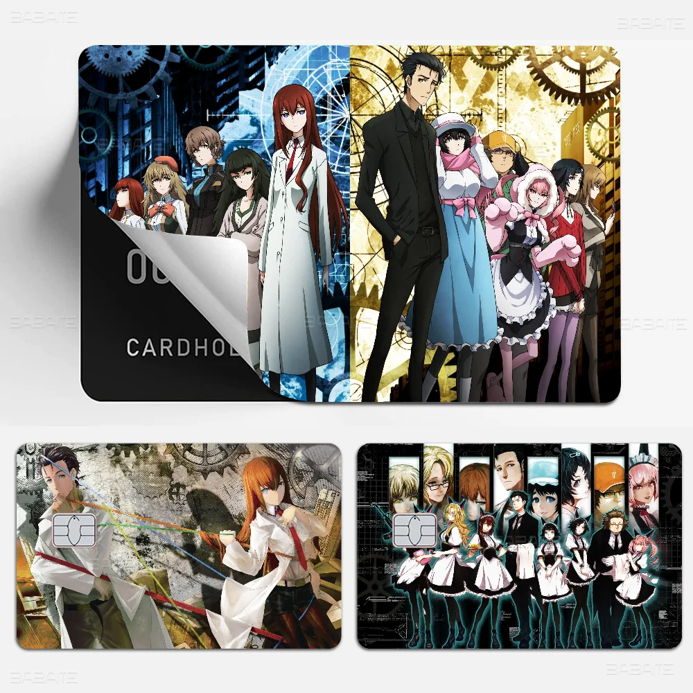 أنيمي ستينز بوابة أنيمي تنفق أو حفظ قذيفة مضحكة على قبالة رقيقة جدا لا تتلاشى ملصق غطاء الجلد فيلم لبطاقة الائتمان الخصم