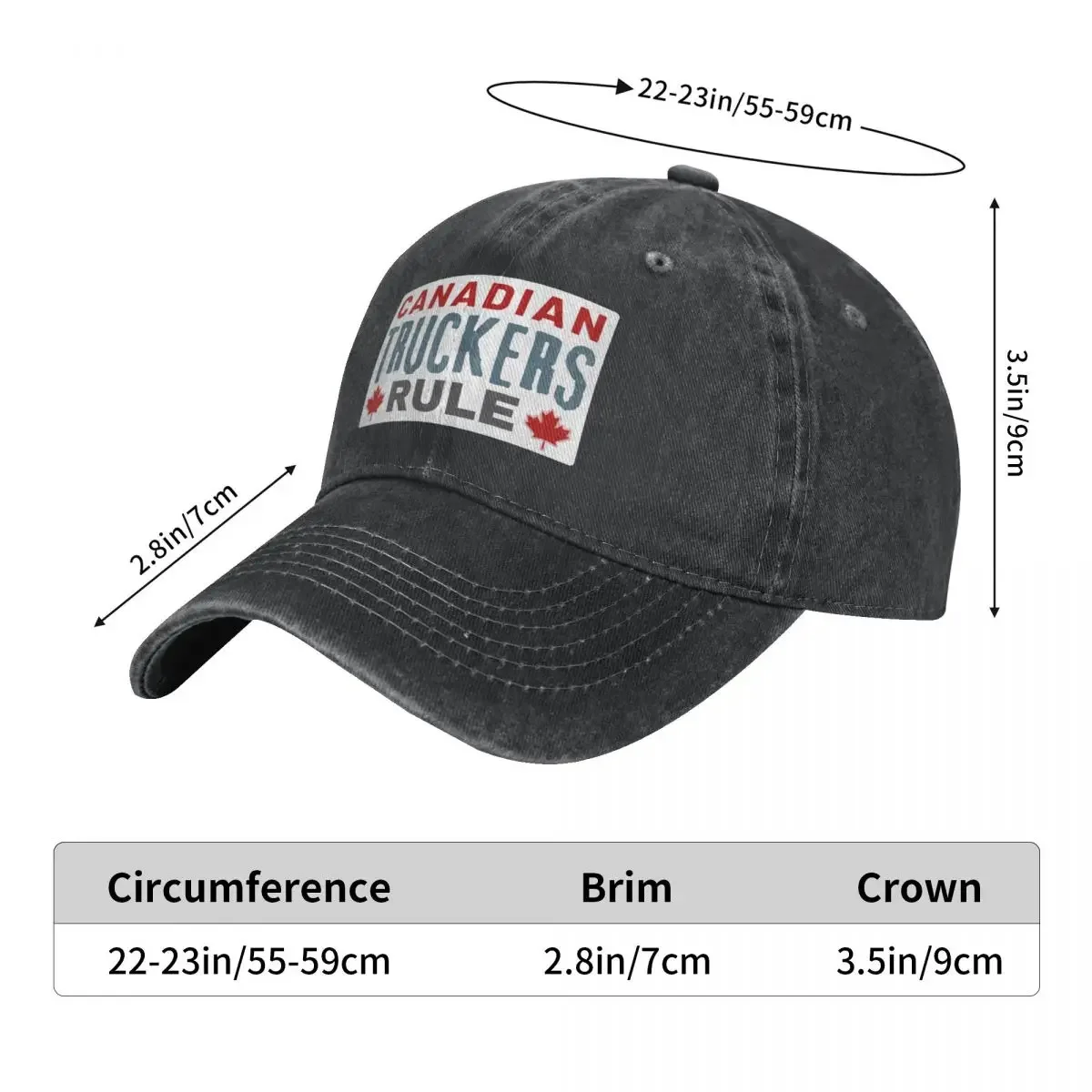 Canadian Trucker Rule - Freedom Convoy Canada 2022 Cowboy Hat Snapback Cap Wild Ball Hat derby hat New Hats For Women Men's