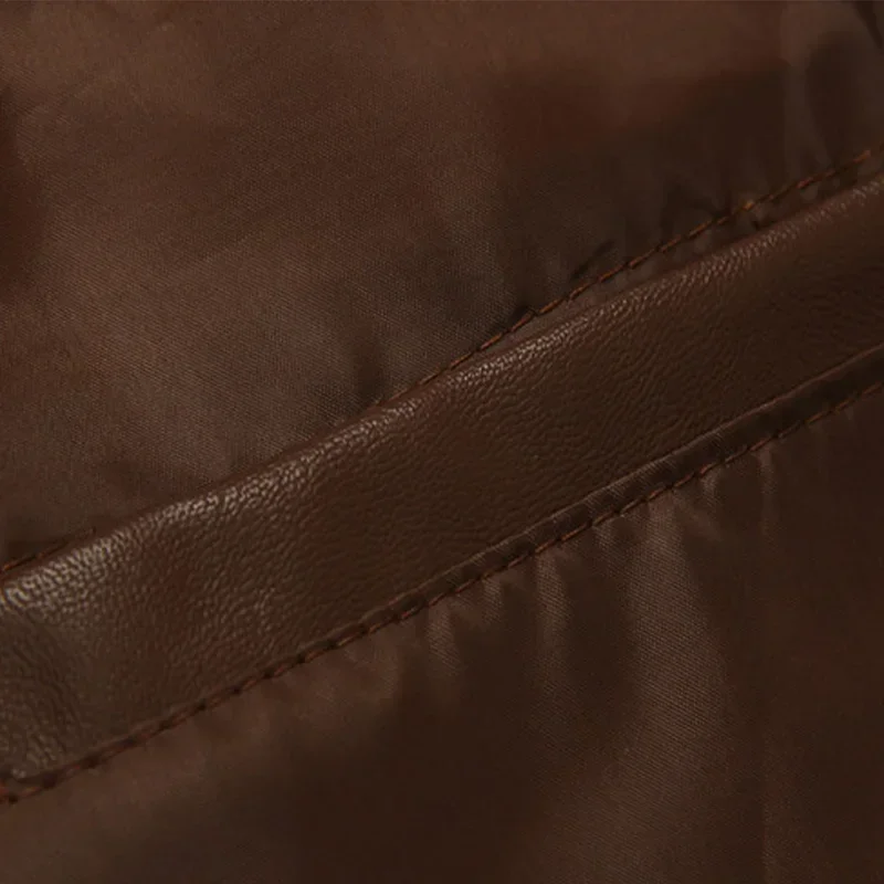 ليون كوبر سترة زي تنكري للرجال ، معطف جلد صناعي غير رسمي ، زي هالوين ، لعبة ، مقيم ، ملابس خيالية ، 4