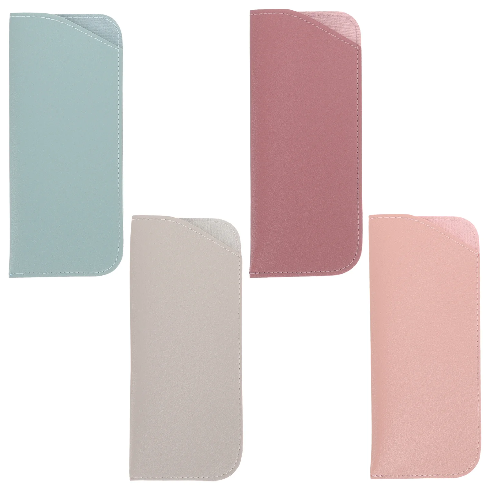 

4Pcs Reusable Glasses Bag Lightweight Sunglass Holder Secure Fit Pouch for Eyewear Protection Ideal Gift for Seniors