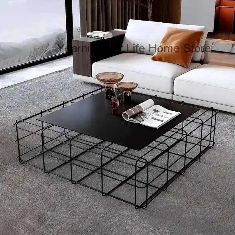 

Decoration Coffee Table Aesthetic Metal Modern Simple Minimalist Coffee Table Decoration Industrial Couchtisch Patio Furniture