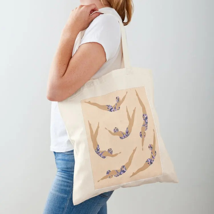 Retro Swimmers Tote Bag Customizable tote bag Candy bags cute tote bag