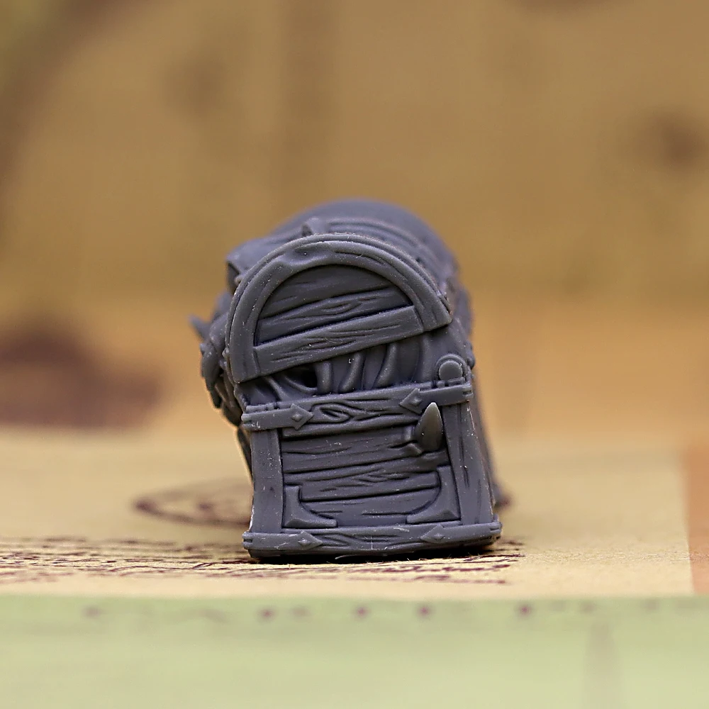 Mimic Chest Unpainted Resin Miniature Tabletop Wargame RPG Figurine