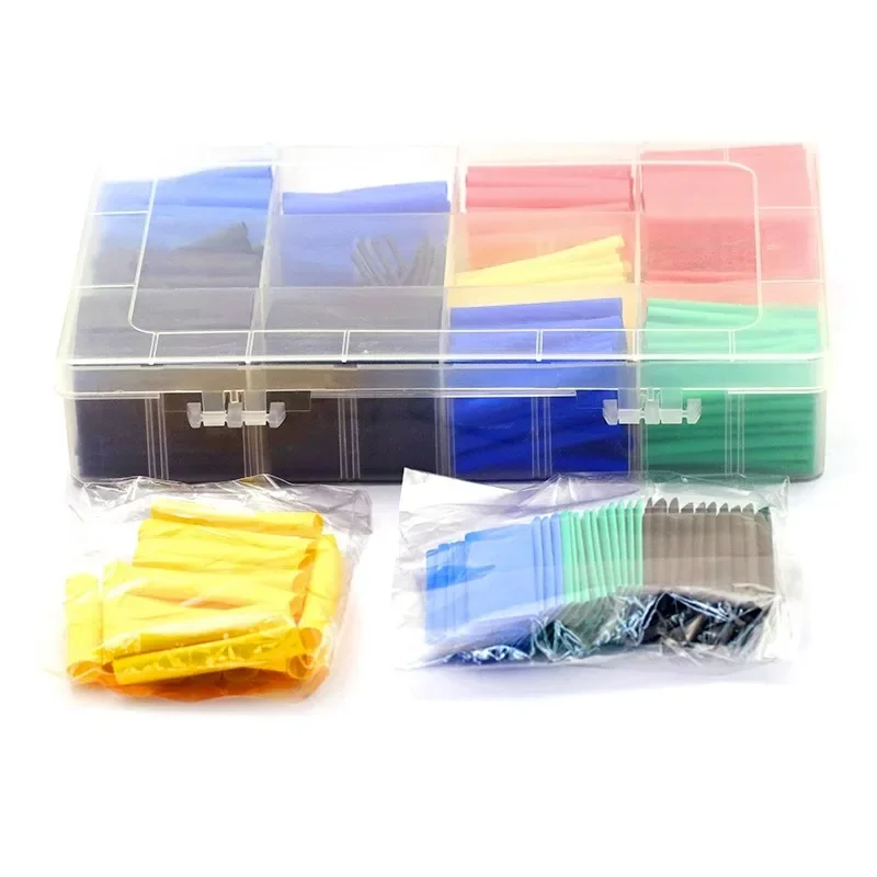 Heat Shrink Tube Kit Thermoresistant Tubing Heat Shrink Wire Wrapping Electrical Connection Cable Insulation Sleeved Protecter
