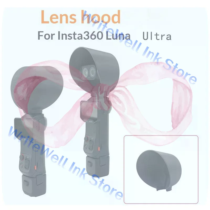 1Pcs Lens Hood Cap Outdoor Photography Light Blocking Scratch Protection Cover For Luna Ultra For Insta360