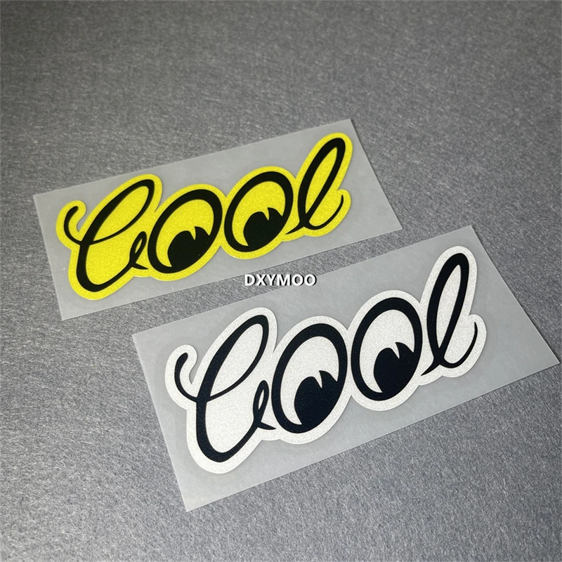 Car Styling Stickers for Moon Equipped Peeping Eyes Motor Bike Laptop Keyboard Case Decorate Decal Reflective