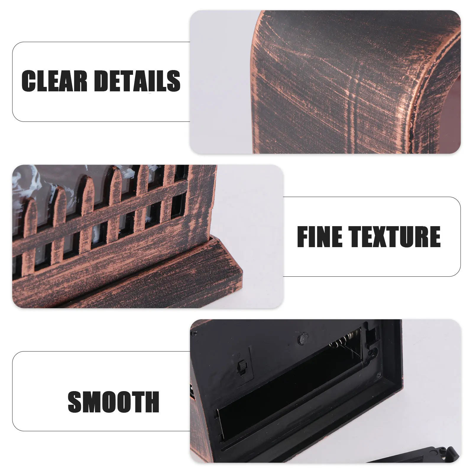 

1 шт. Декоративная лампа-имитация камина с эффектом пламени, настольный светильник для кофейни, украшение для праздников и вечеринок, рождественская лампа