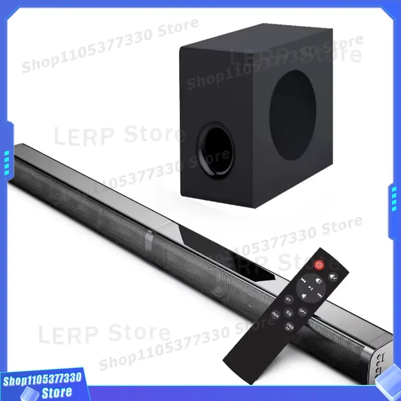 2.1 Channel Wireless Home Theater Speaker System with Subwoofer Support USB Flash Drive and Micro SD Card for PC TV Music
