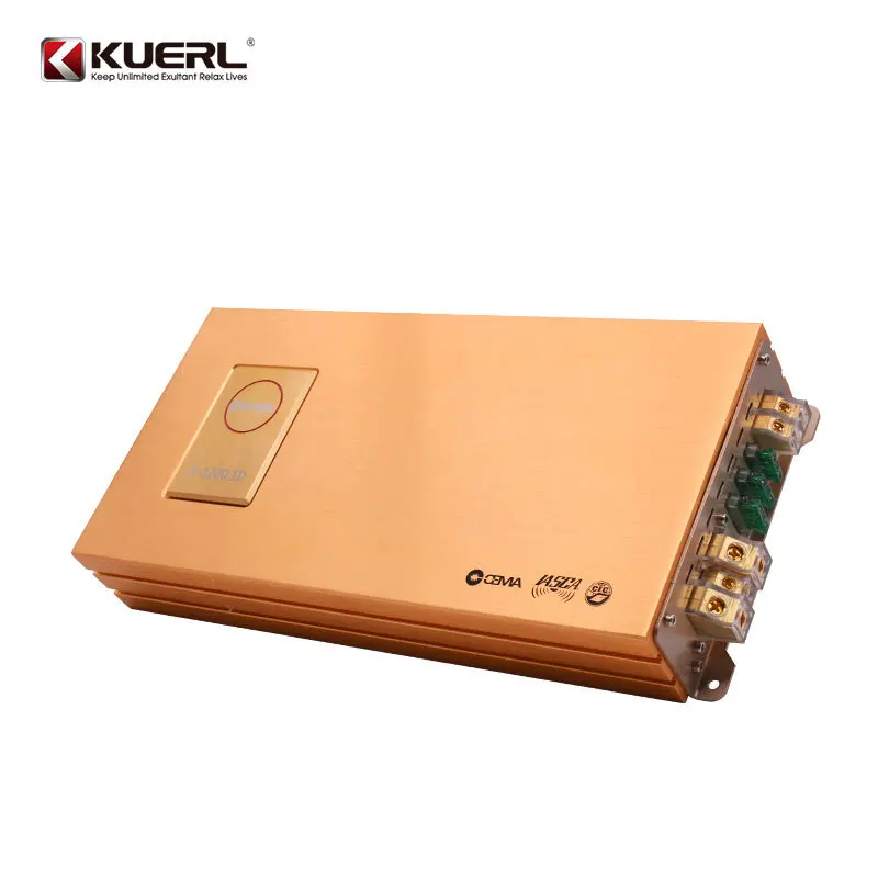 Car Audio Modification Power Amplifier High Power Mono Class D Digital 1200W Single Road Car Power Amplifier