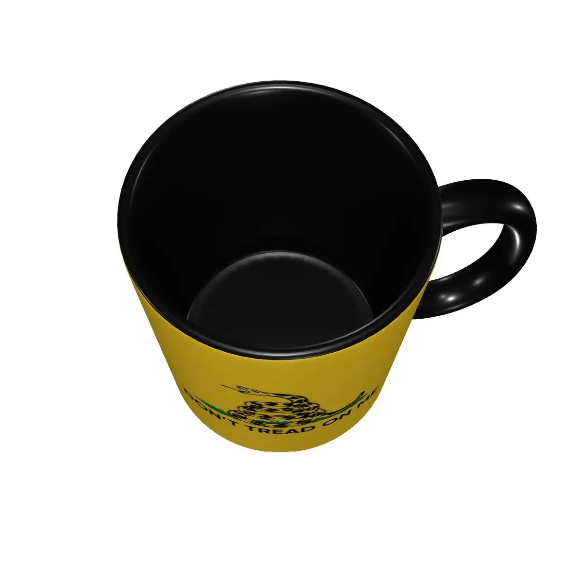 Dont Tread On Me Coffee Mug DIY Personalized Gadsden Flag Ceramic Mug Creative Present - view 4