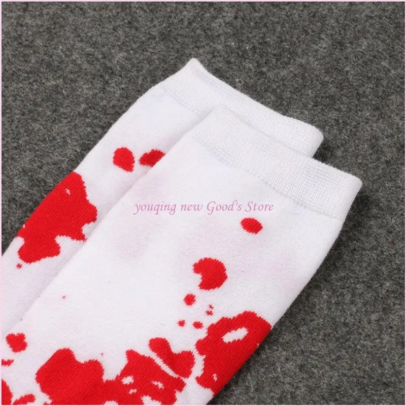 57qa Kids Halloween Bloody Stockings Highs Highs Chocks High Stocks for Daily Wear, Halloween Cosplay Party Costumes