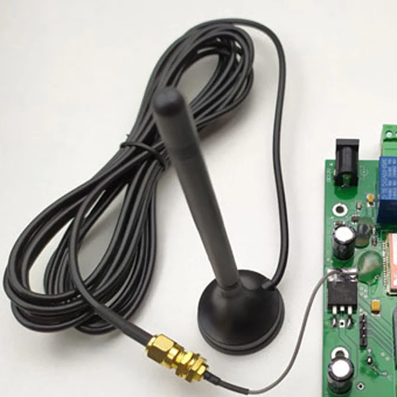Carte à distance GSM RTU5015 Plus, avec deux entrées d'alarme, une sortie relais et batterie de contrôle SMS pour alarme de mise hors tension XY