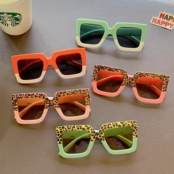 Baby Kids Leopard Geometric Sunglasses UV400 Cute Fashion Sun Glasses Boys Girls Outdoor Beach Travel Children Eyewear Gift 2026