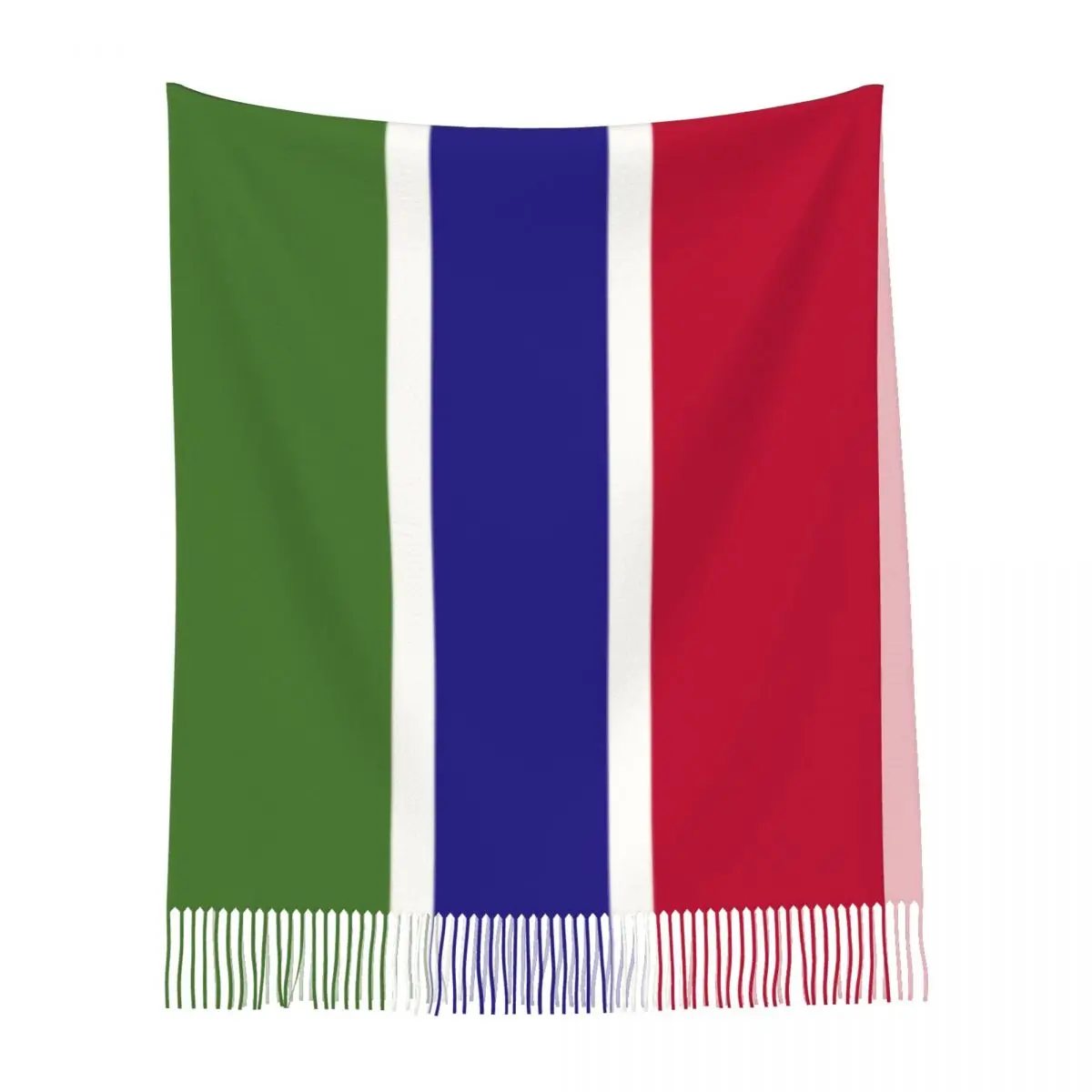 Gambia Flag Womens Warm Winter Infinity Scarves Set Blanket Scarf Pure Color