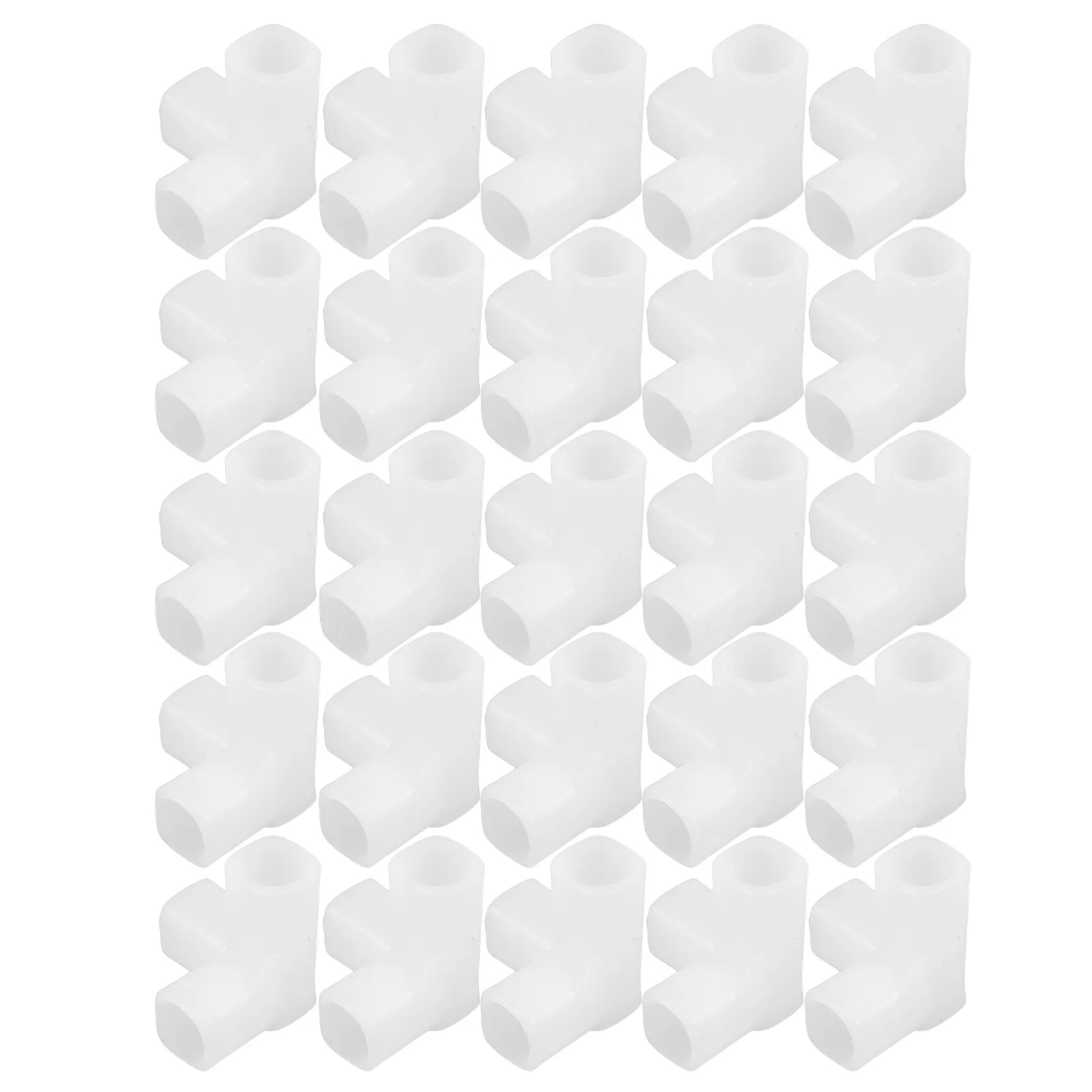20Pcs Plastic Wardrobe Connectors Closet Rod Replacement 16Mm Tube Clothes Rack Furniture Fasteners Shoe Rack Accessories