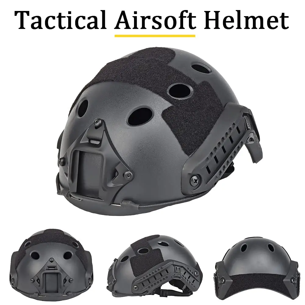 Airsoft Helmet And Paintball Mask Combination With Helmet Cover And Balaclava Close Range CQB Combat Full Face Protection Gear