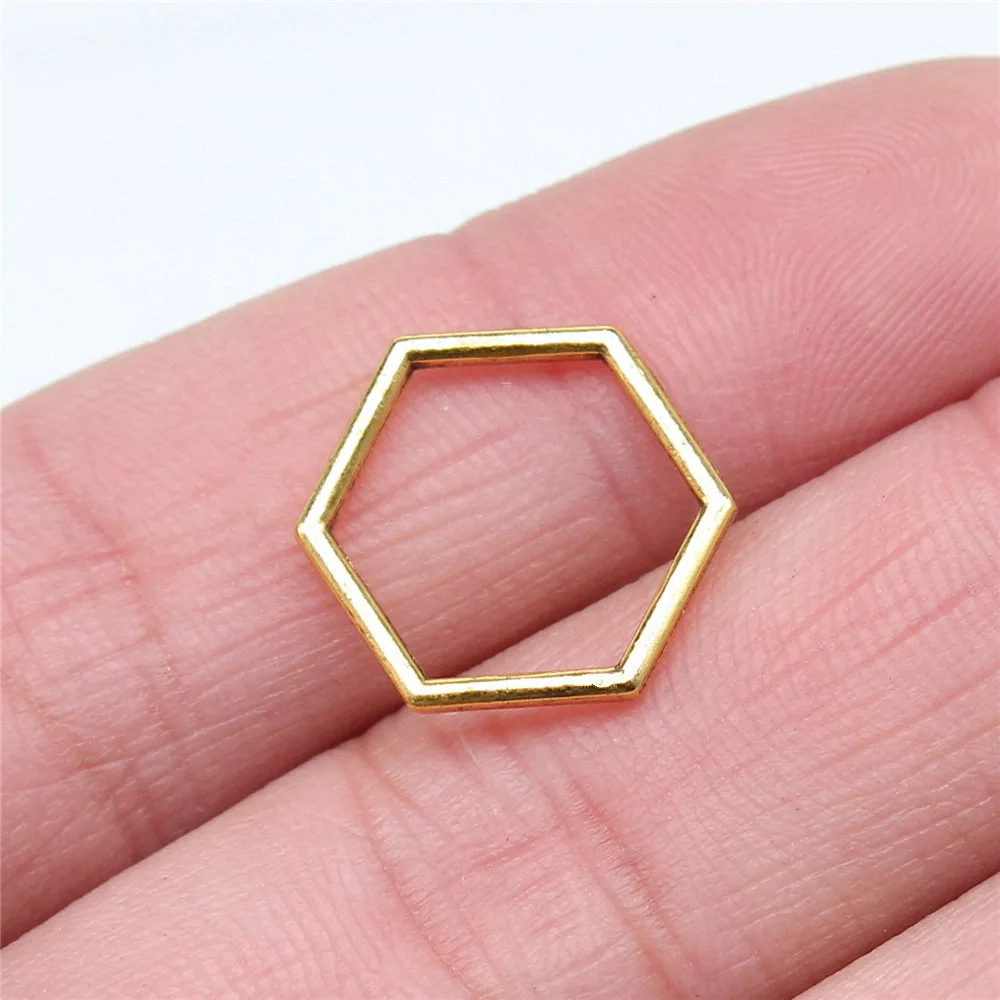 Supplies For Jewelry Hexagonal Honeycomb Charms New In Diy Accessories 20pcs