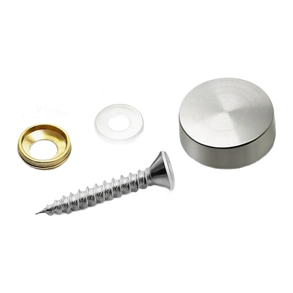 304 Stainless Steel Mirror Nail with Copper Nickel Finish Designed for Dependable Mirror Support in Standard Interior Settings