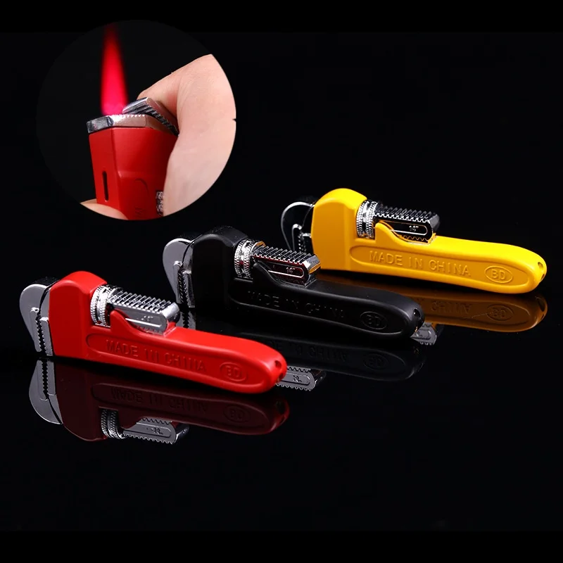 

Wrench Mini Funny Gas Lighters Unusual Lighters Cigarette Cigar Pipe Gadgets for Men Gift Smoking Accessories