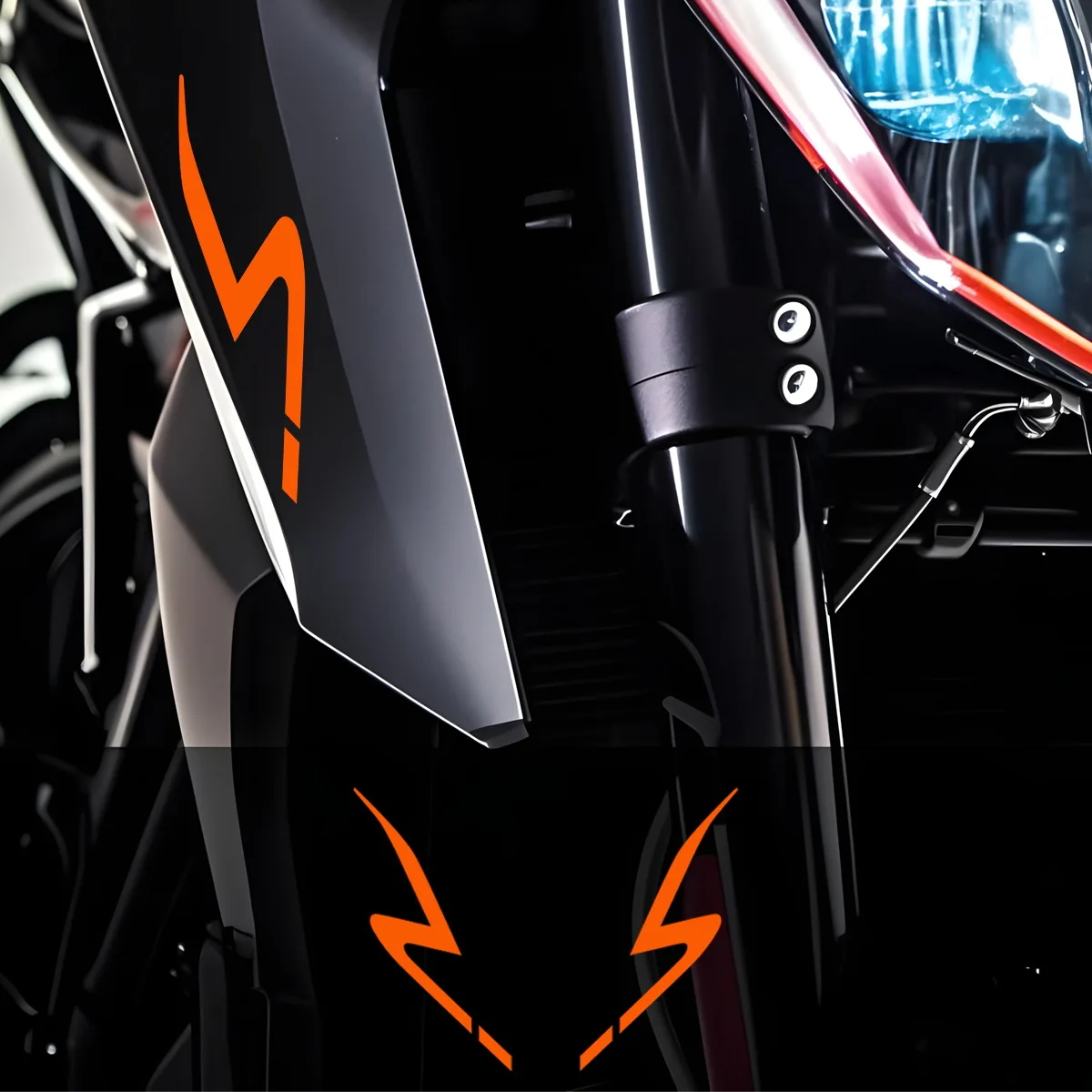 

2pcs Motorcycle Stickers Motorbike Fender Vinyl Decals for KTM Super Adventure Duke RC 390 690 790 890 1090 1190 1290 R