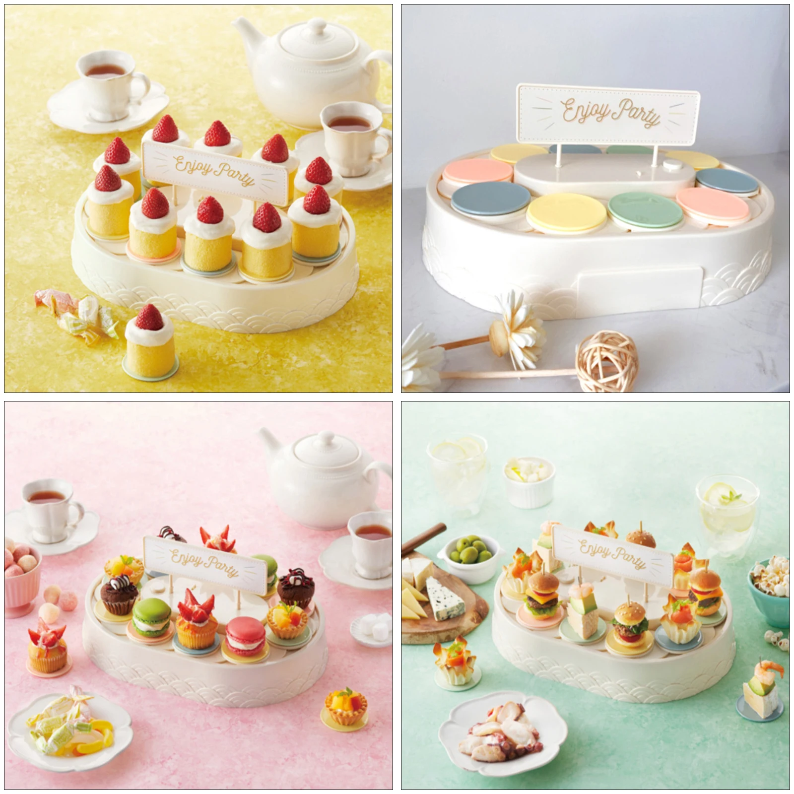 Automatic Rotary Compression Press Cream Cone Rotating Display