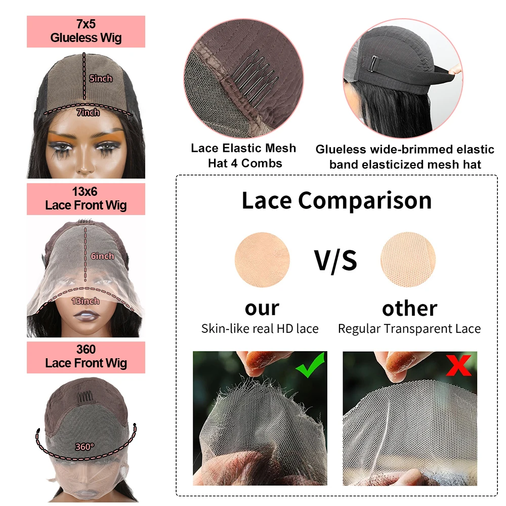 شعر مستعار بشري مجعد ، دانتيل كامل عالي الدقة ، شعر مستعار أمامي ملتف مسبقًا ، موجة عميقة ، بدون لاصق ، جاهز للارتداء ، 30 بوصة ، 13 × 6 ، سنوبرين