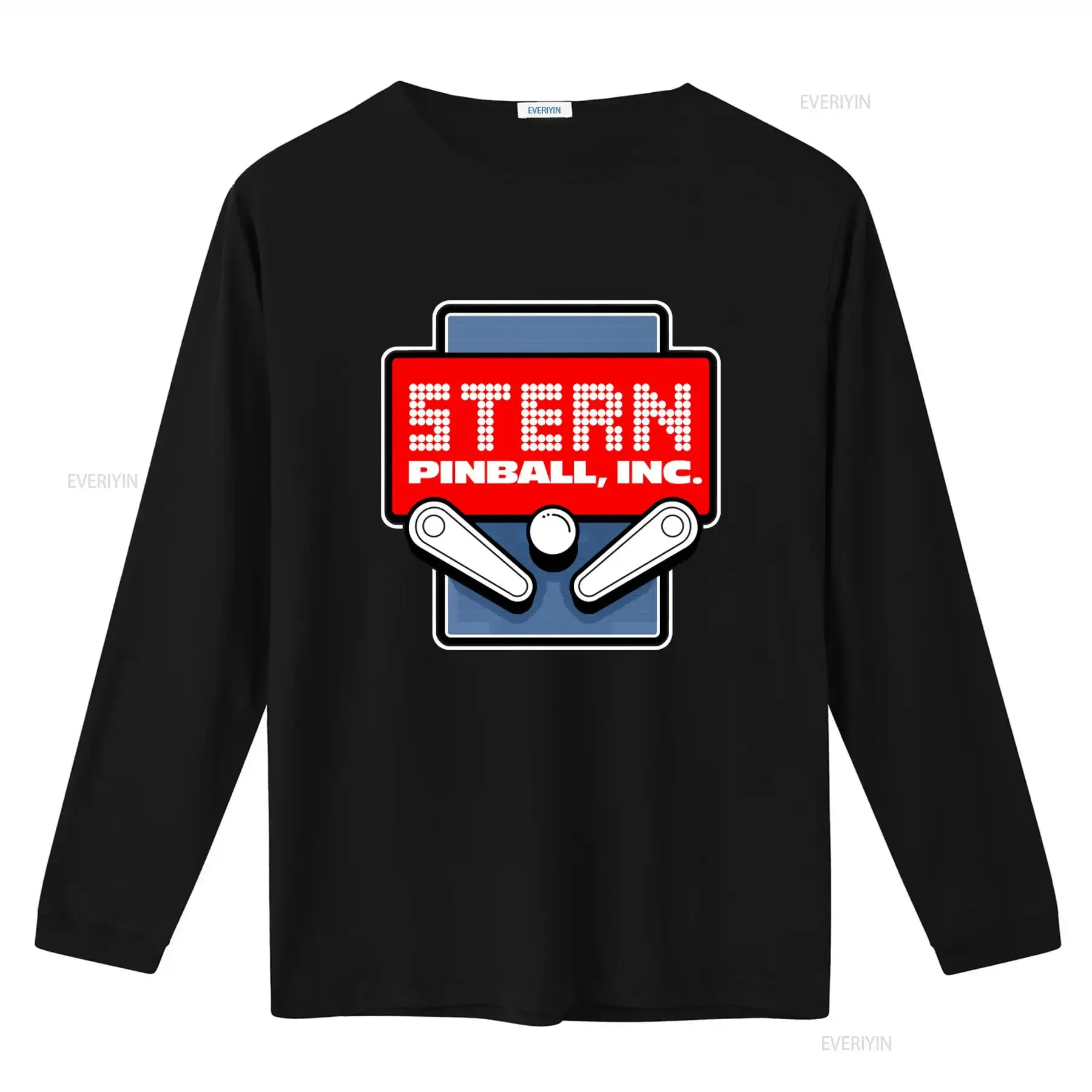 Stern Retro Arcade Gamer Pinball Logo T Shirt Classic Design for Enthusiasts vintage Washed Casual homme Soft Stylish graphic