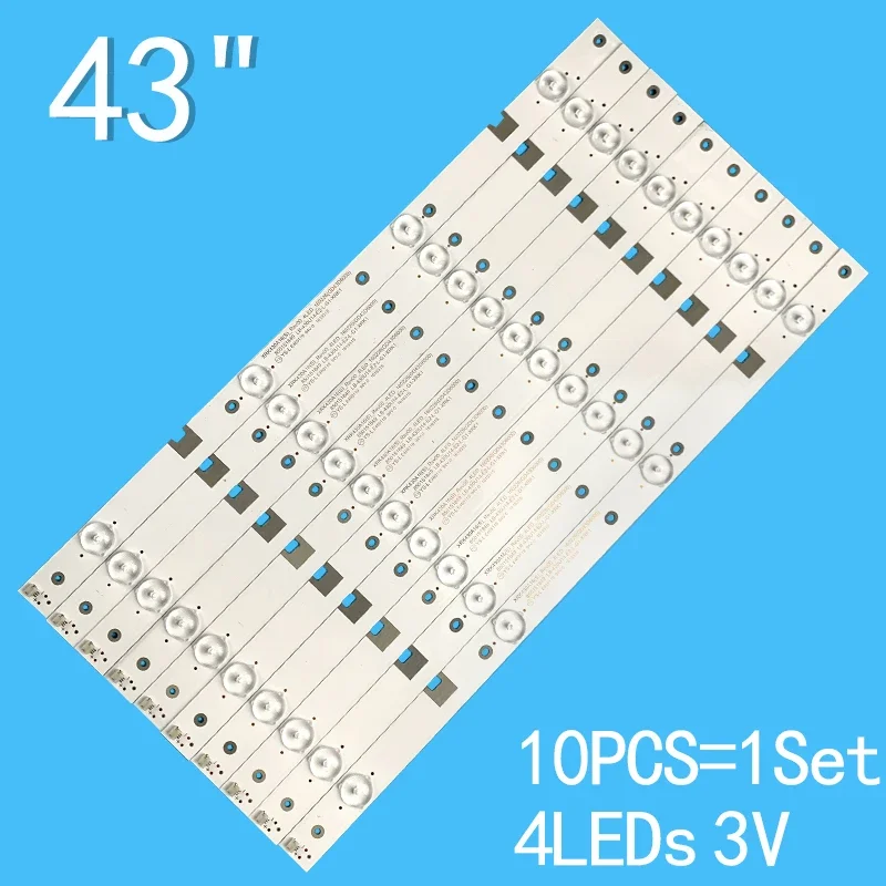 LED backlight strip For LB-C430U14-E2-L-G1-XRK 850151849 43N1, 49AX3000 YS-L E469119 JS-D-JP4910-041EC