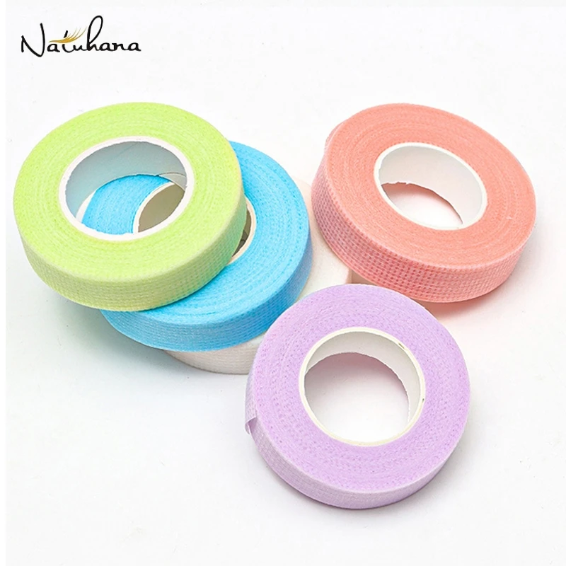 NATUHANA 4pcs/set Material Breathable Eyelash Extension Tapes Non-woven Anti-allergy Eye Pads  Professional  Eye Lash Tape Tools